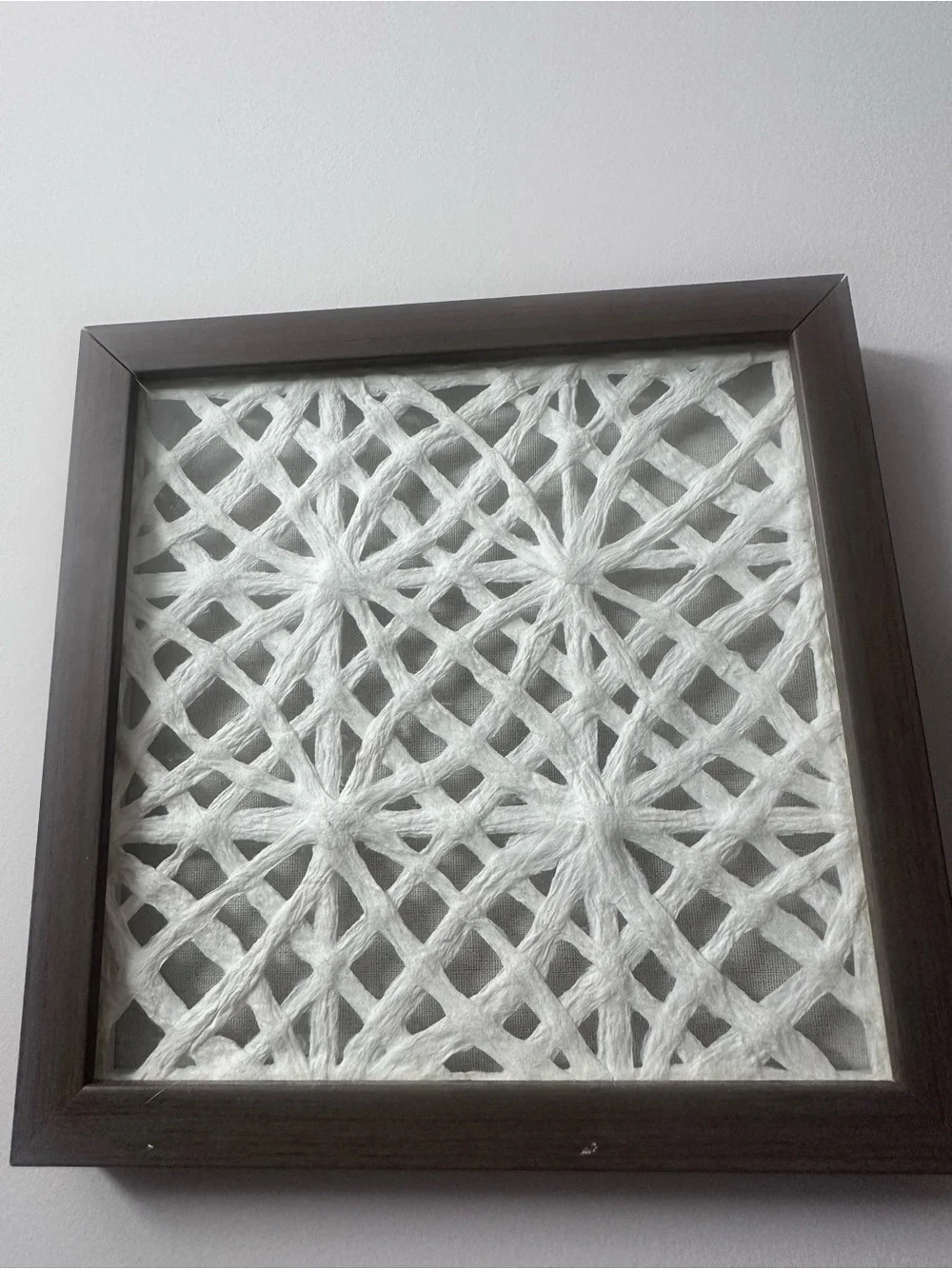 Neutral Brown and White Decorative Wall Art Panel - Home Wall Decor
